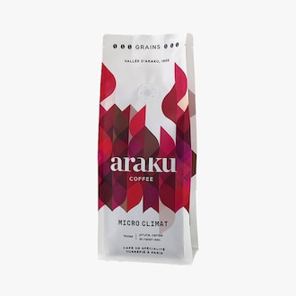 Caf&eacute; en grains - 100 % arabica - Micro climat Araku Coffee