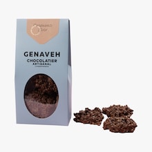 Croquants noirs - Amandes caramélisées au chocolat noir Genaveh