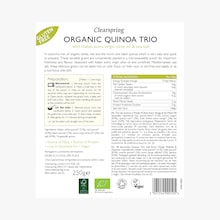 Trio de quinoa à l'huile d'olive extra vierge & sel marin Clearspring