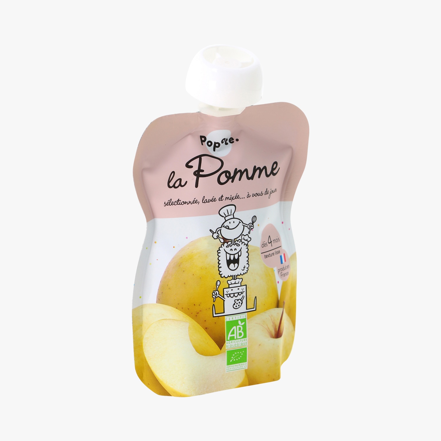 Compote de pomme pour bébé 100 bio - Popote Bebe