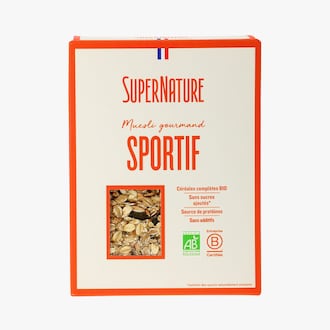 Muesli gourmand sportif biologique SuperNature