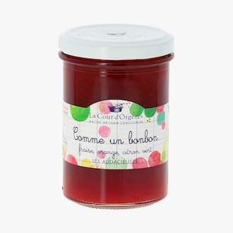 Pr&eacute;paration de fruits Comme un bonbon : fraise, orange, citron vert La Cour d'Org&egrave;res