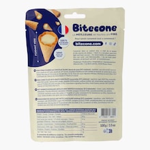 Mini c&ocirc;nes fourr&eacute;s au chocolat blanc Bitecone