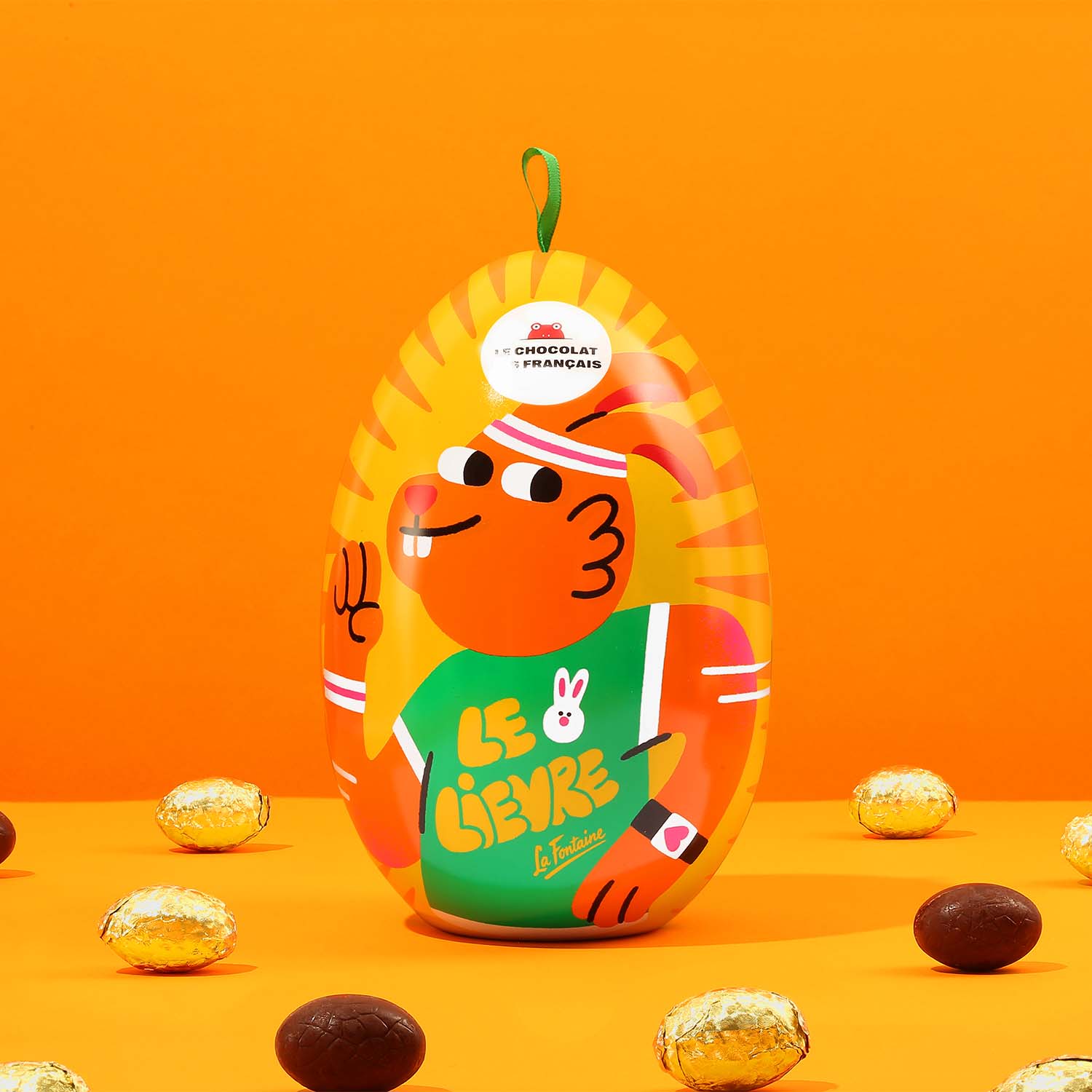 &OElig;uf Le li&egrave;vre et la tortue Le Chocolat des Fran&ccedil;ais