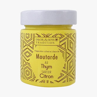 Moutarde saveur citron et thym Savor & Sens
