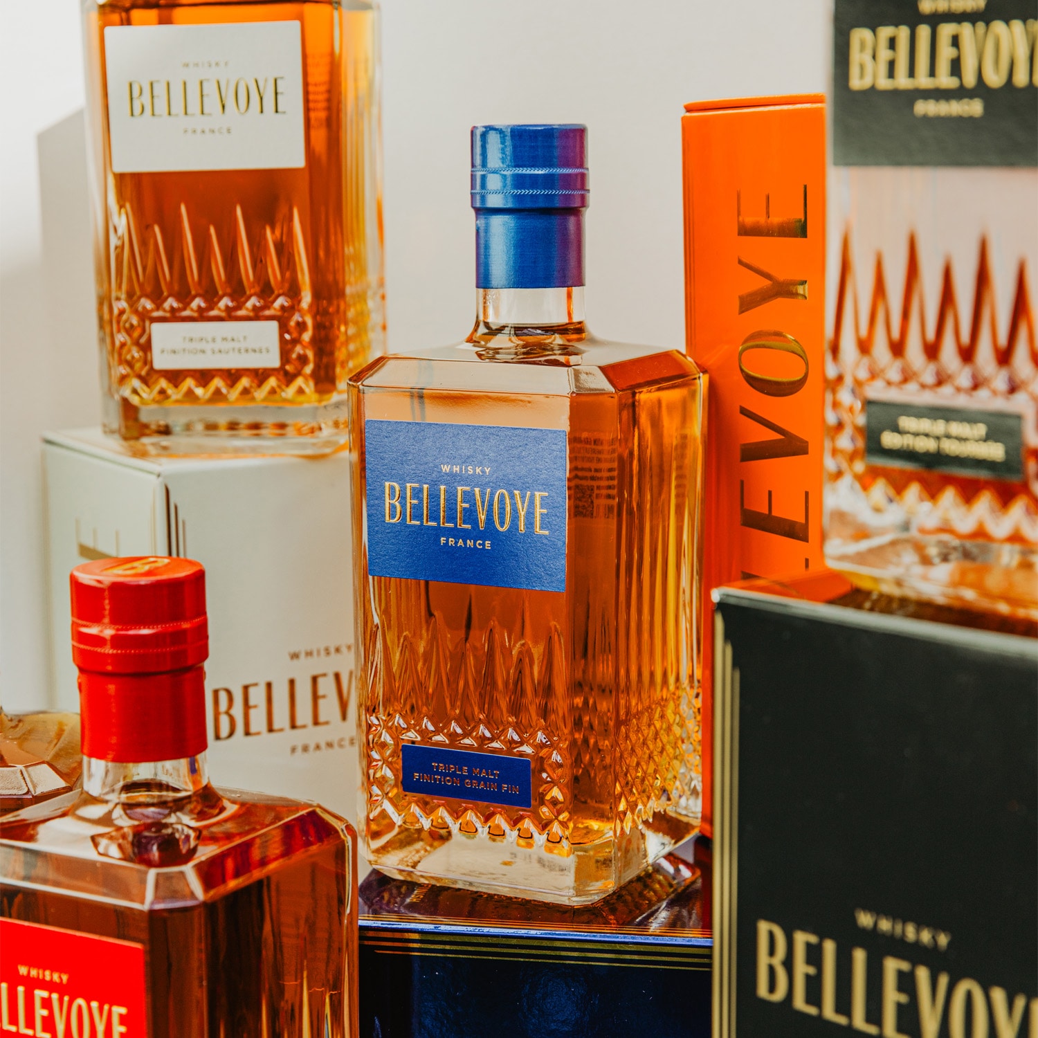 Whisky Bellevoye, bleu, Triple Malt Bellevoye Whisky