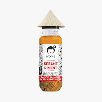 Sauce vinaigrette au sésame et piment du Japon N'oye
