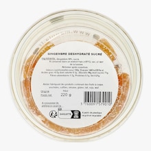 Gingembre déshydraté sucré Manola