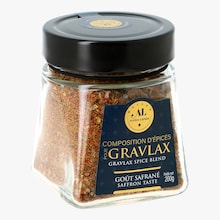 Composition d'épices pour gravlax - Goût safrané Maison Alexis Lepers
