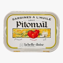 Sardines à l'huile sauce pitomaïl Conserverie la Belle-Iloise