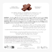 Cr&ecirc;pes dentelle enrob&eacute;es de chocolat au lait Angelina