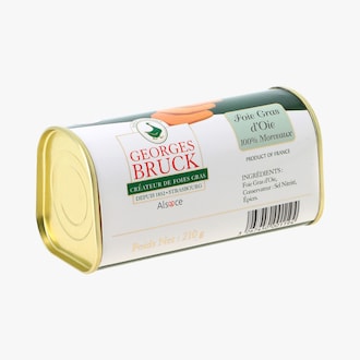 Foie gras d'oie 100 % morceaux - 210 g Georges Bruck