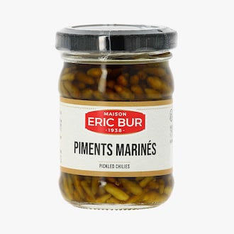 Piments marin&eacute;s Eric Bur