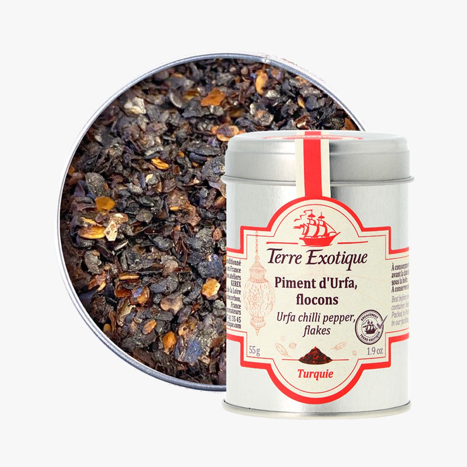 Piment d'Urfa, flocons Terre Exotique