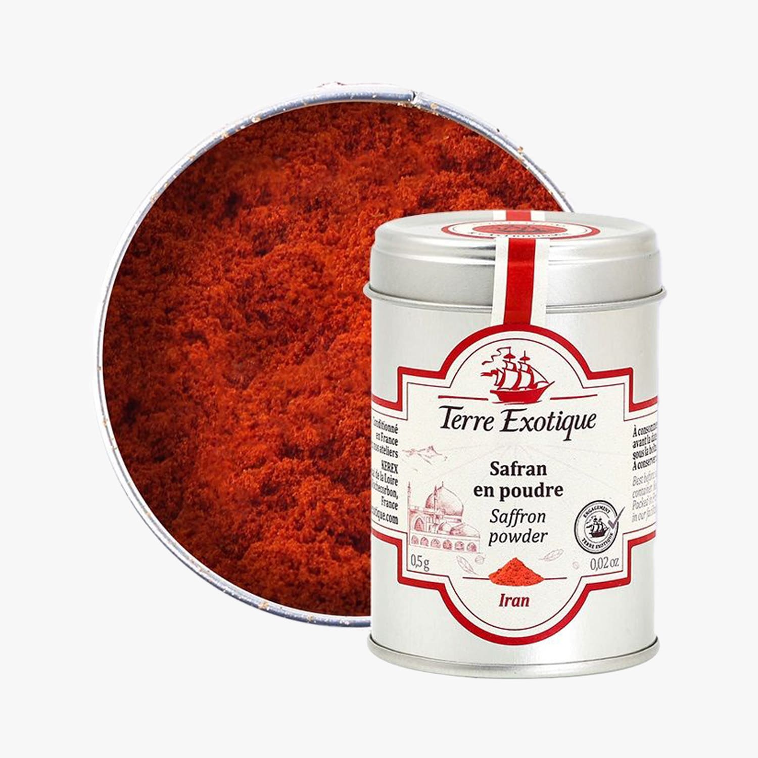 Safran rouge d'Iran en poudre Terre Exotique