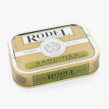 Sardines à l'huile d'olive et au poivre vert Rödel