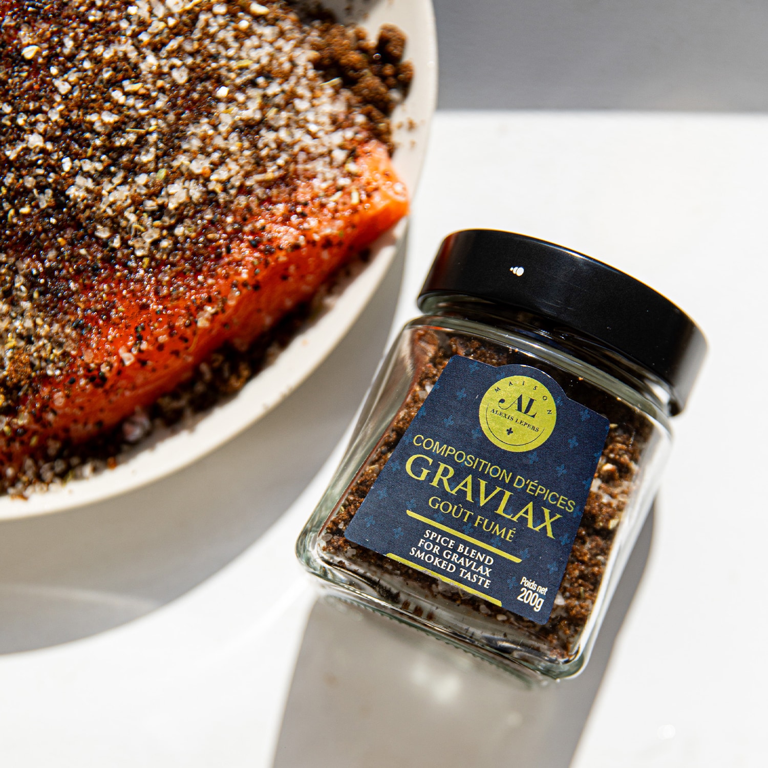 Composition d'épices pour gravlax - Goût fumé Maison Alexis Lepers