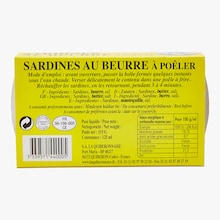 Sardines au beurre bordier La Quiberonnaise
