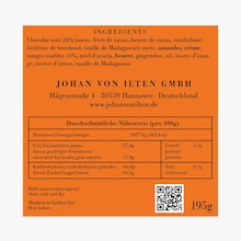 Florentin à l'orange et au chocolat noir  Johan Von Ilten