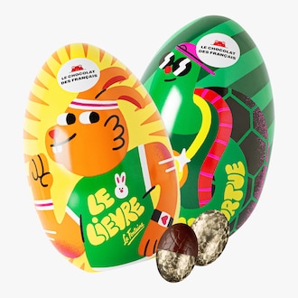 &OElig;uf Le li&egrave;vre et la tortue Le Chocolat des Fran&ccedil;ais