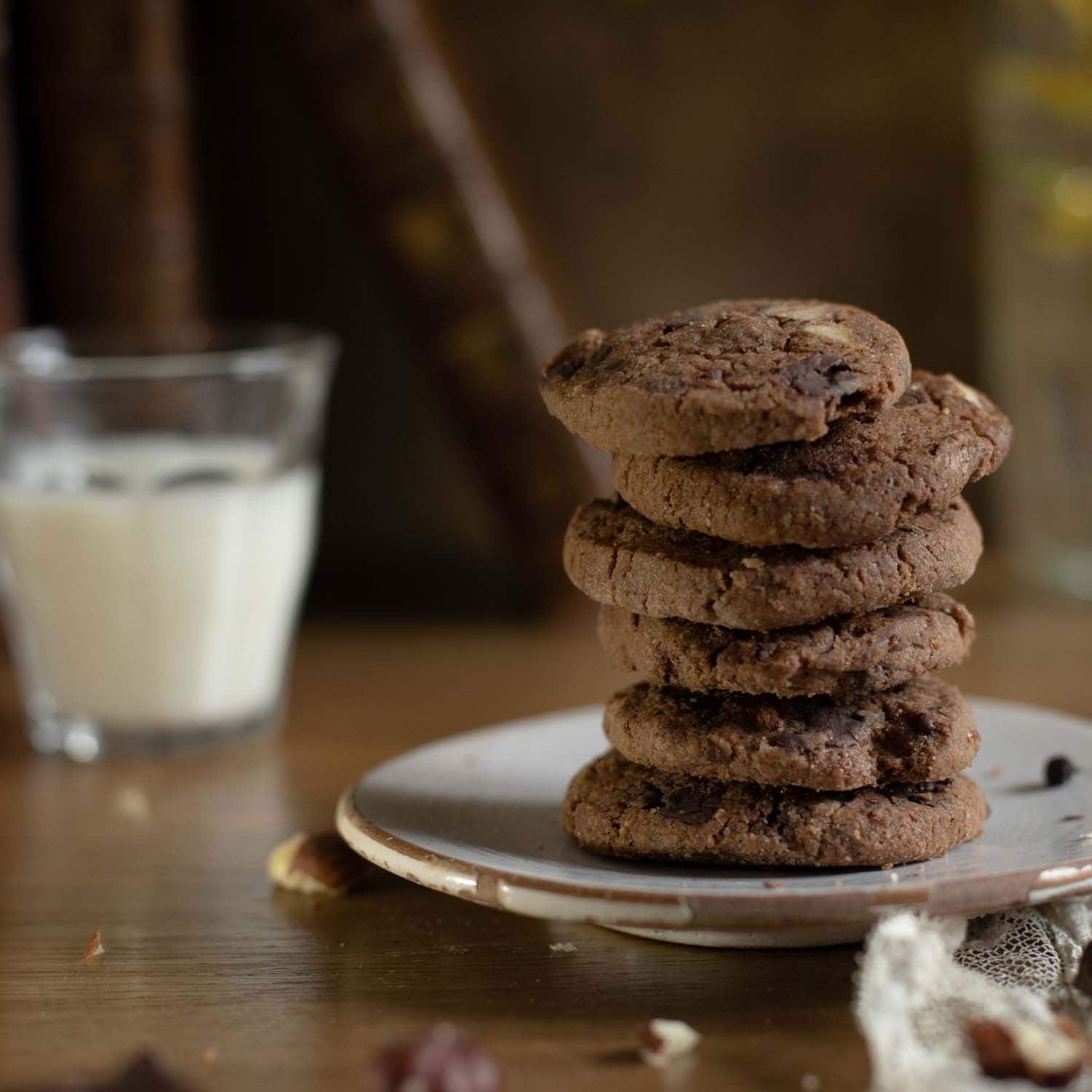 Cookies bio Chocolat noir et noisette Biscuiterie de Provence