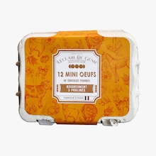 12 mini &oelig;ufs de chocolat fourr&eacute;s L'&Eacute;clair de G&eacute;nie