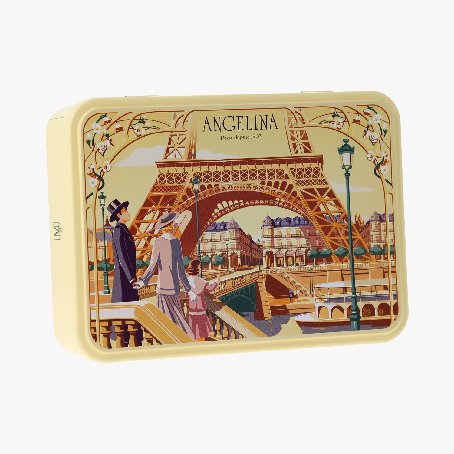 Bo&icirc;te en fer assortiment de biscuits Angelina