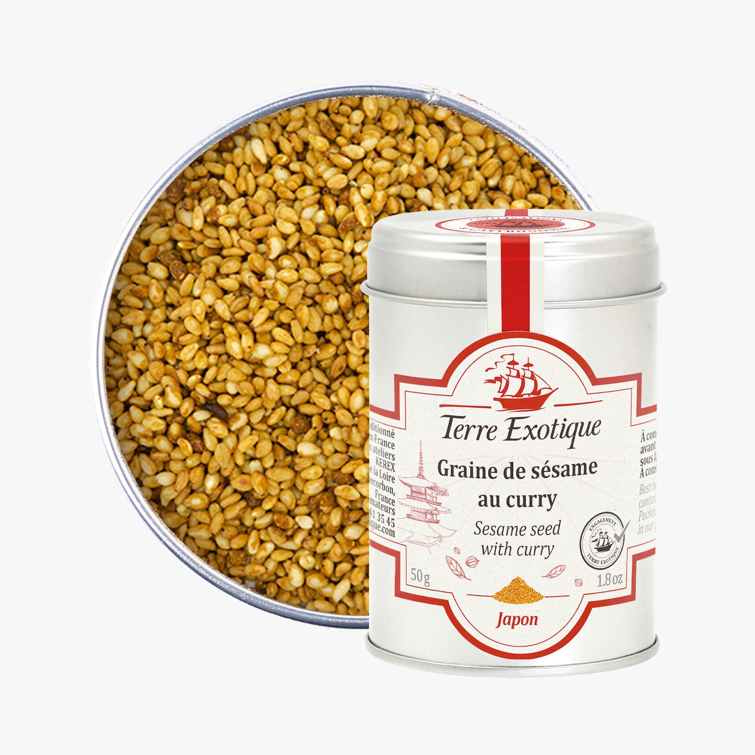 Graine de sésame au curry Terre Exotique