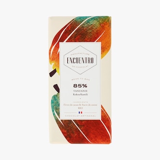 Tablette de chocolat 85&nbsp;% cacao Tanzanie Kokoa Kamili bio Encuentro