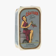 Sardines &agrave; l'huile d'olive piquante Cantara