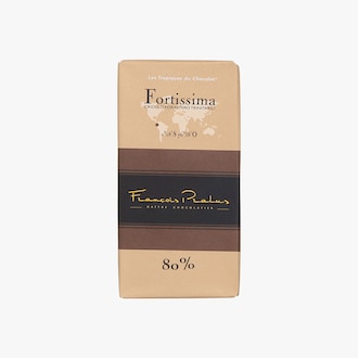 Tablette de chocolat fortissima 80% François Pralus