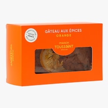 G&acirc;teau aux &eacute;pices Toussaint aux oranges confites Maison Toussaint