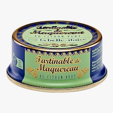 Tartinable de maquereau au citron vert Conserverie la Belle-Iloise
