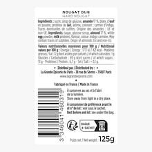 Le nougat dur aux amandes des Flandres La Grande Épicerie de Paris
