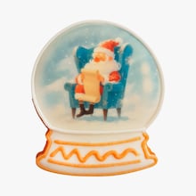 Biscuit d&eacute;cor&eacute; boule de No&euml;l p&egrave;re No&euml;l Fabulous Biscuits