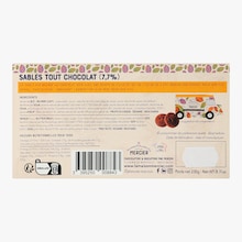 Bo&icirc;te m&eacute;tal en forme de camionnette - Sabl&eacute;s au chocolat Maison Mercier