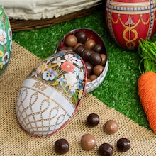 &OElig;ufs de Faberg&eacute; en chocolat garnis Le Petit Duc