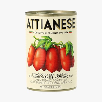 Tomates pelées entières San Marzano dell'Agro Sarnese-Nocerino AOP Attianese