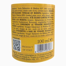 Condiment au vinaigre Aceto Balsamico di Modena IGP Quarto Centenario Giusti