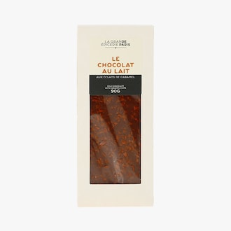 Tablette de chocolat au lait aux &eacute;clats de caramel La Grande &Eacute;picerie de Paris