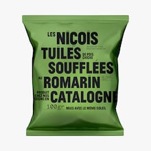 Tuiles soufflées de pois chiches au romarin Les Niçois