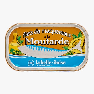 Filets de maquereaux à la moutarde Conserverie la Belle-Iloise