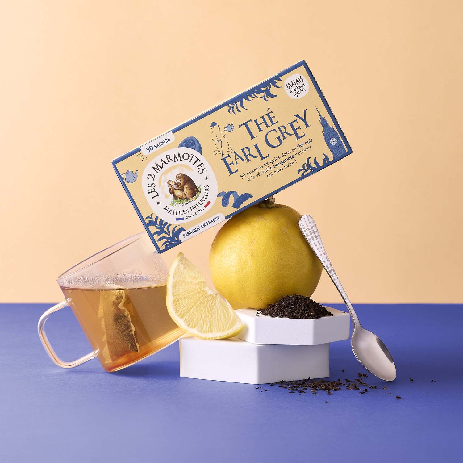 Th&eacute; Earl Grey bio Les 2 Marmottes