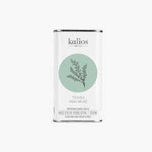 Huile d'olive vierge extra - Thym frais infusé Kalios