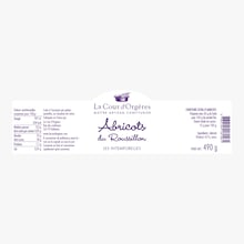 Confiture extra d'abricots du Roussillon La Cour d'Orgères