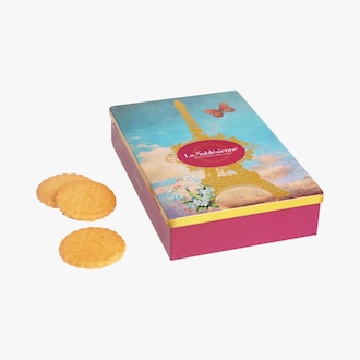 Sablés nature, boîte « Paris papillon » La Sablésienne