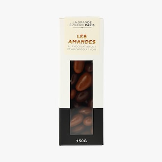 Les amandes au chocolat au lait et au chocolat noir La Grande Épicerie de Paris