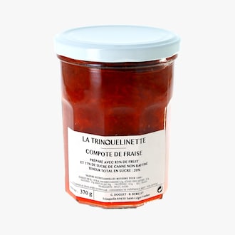 Compote de fraise La Trinquelinette