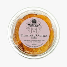 Tranches d&rsquo;oranges confites Manola
