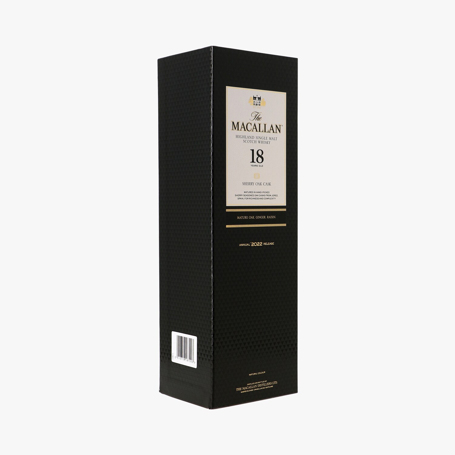 The Macallan, Highland single malt scotch whisky, Sherry Oak, 18